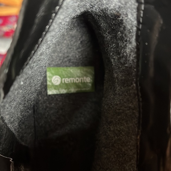 Rieker Remonte Erin 73 Black Leather Chelsea Boots Sz 39/8 - Picture 9 of 12